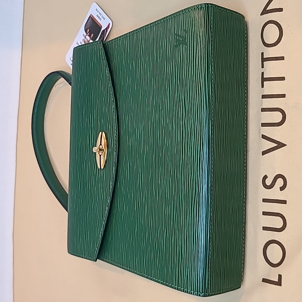 LOUIS VUITTON ULTRA RARE VINTAGE 1994 EPI LEATHER MALESHERBES BAG EXCELLENT COND - Picture 8 of 17
